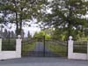 Canadian wrought iron driveway gates in Ontario Canada