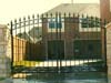 Canadian wrought iron driveway gates in Ontario Canada