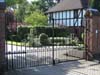 Canadian wrought iron driveway gates in Ontario Canada
