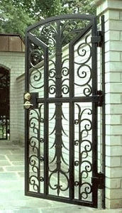 Automated Wrought Iron Driveway Gate