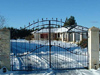 wrought iron driveway gates
